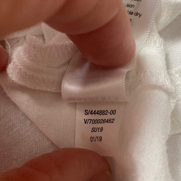 Athleta White Cross Front Luxe Wrap Kaftan - Picture 8 of 9